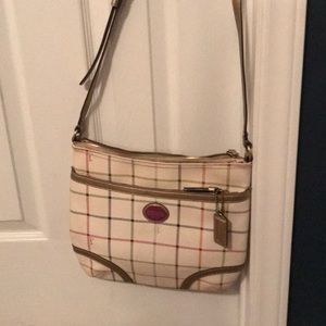 Coach crossbody Payton Tattersall Multicolor